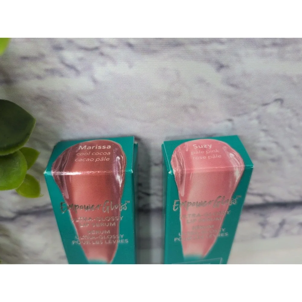 NIB LOT 2 MARISSA & SUZY💚Thrive Causemetics Empower Ultra Gloss Lip Serum Mauve